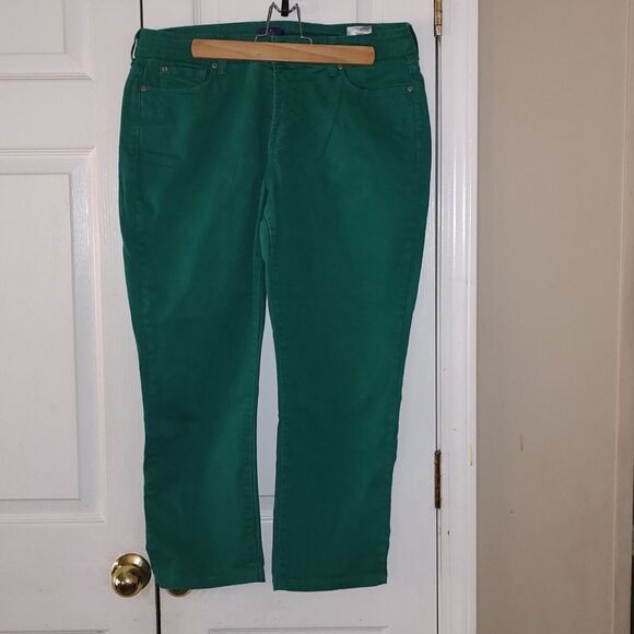 NYDJ  Not Your Daughters skinny cropped Jeans  Sz 10 - Picture 1 of 6